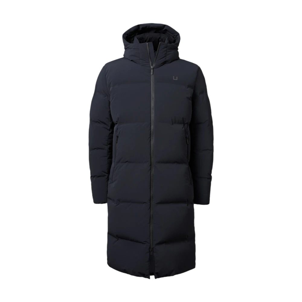 UBR Ultra Warme Zwarte Parka Jas Black Heren