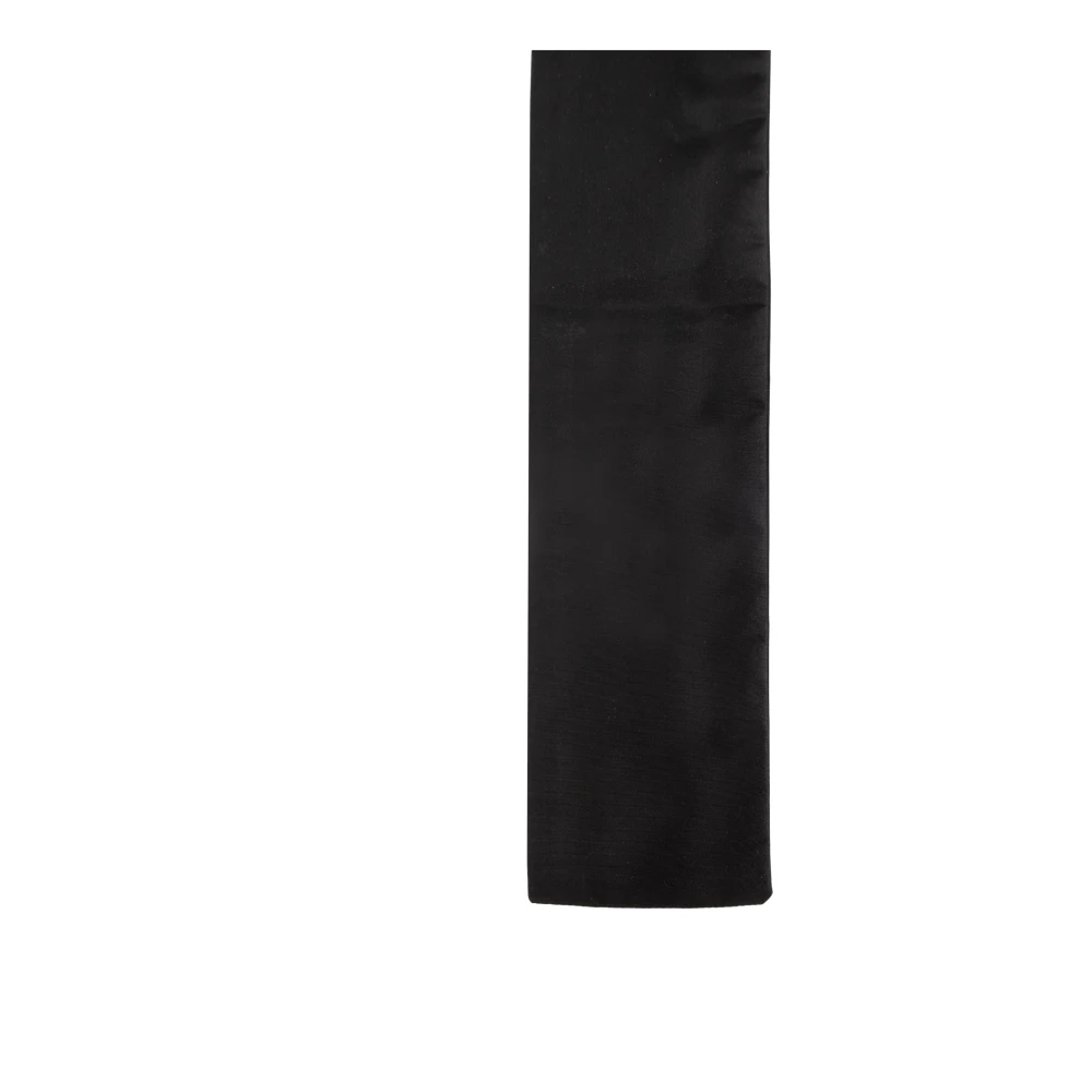 Dolce & Gabbana Zijden sjaal Black Heren
