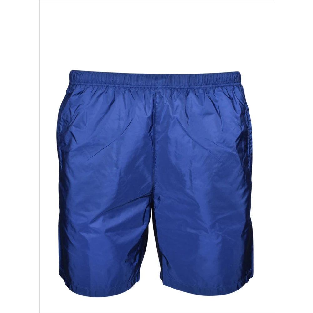 Prada Men's Blue Re-Nylon Swim Trunks - Beachwear - S - Swimwear