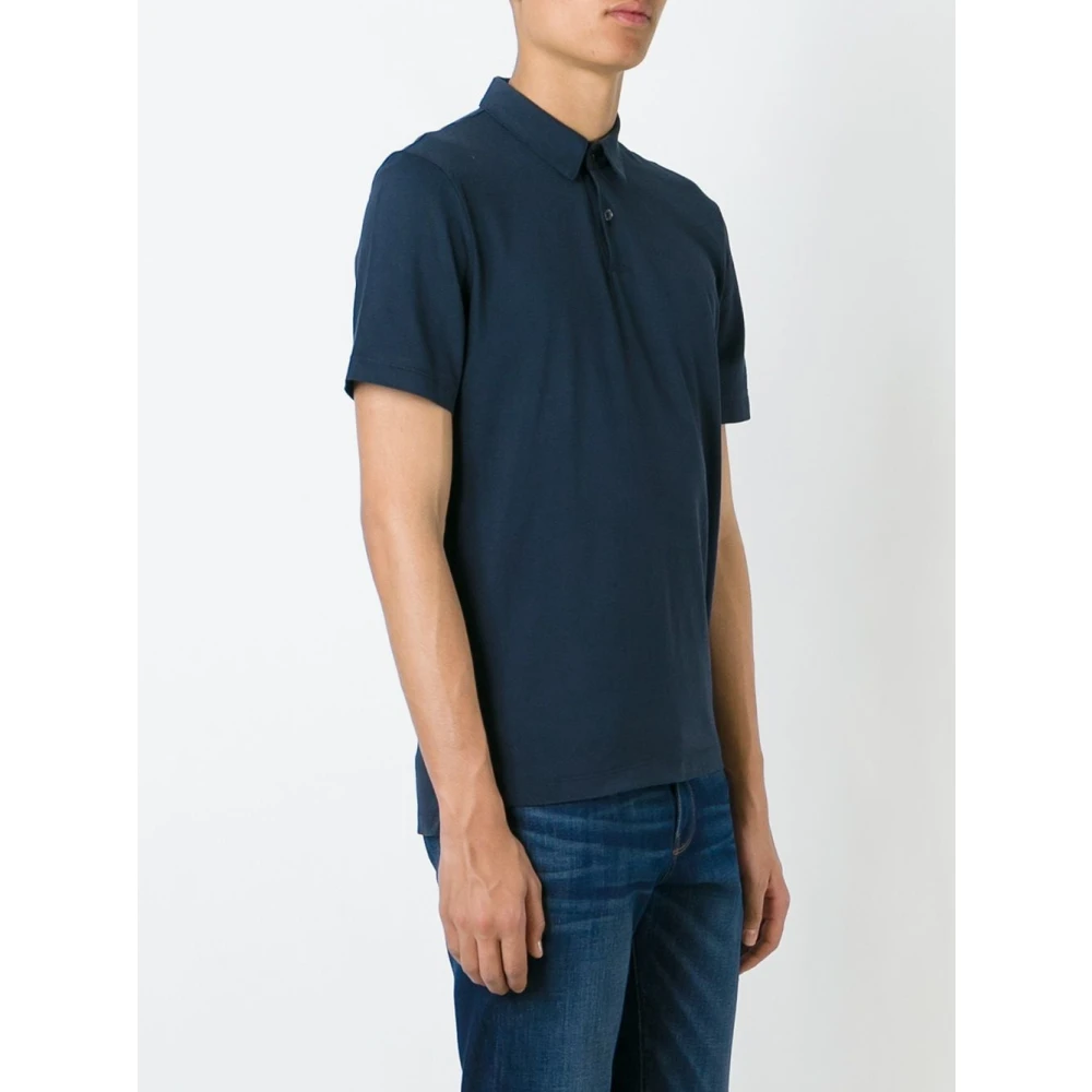James Perse Polo Shirts Blue Heren