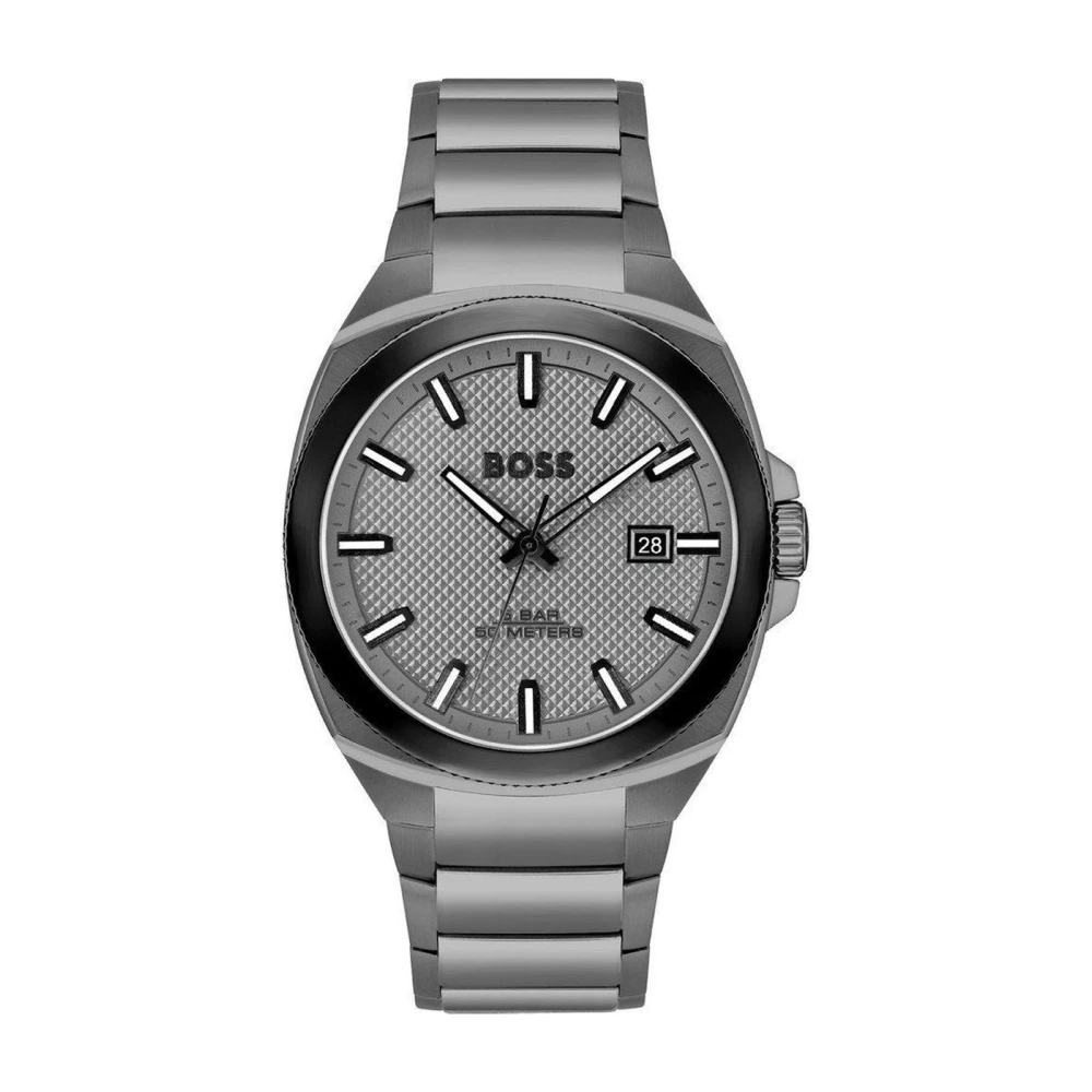 Hugo Men's Gray Stainless Steel Dress Watch