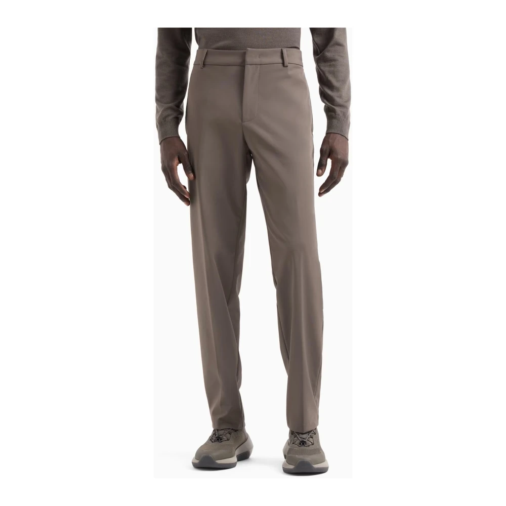 Emporio Armani Stijlvolle Major Brown Broek Brown Heren