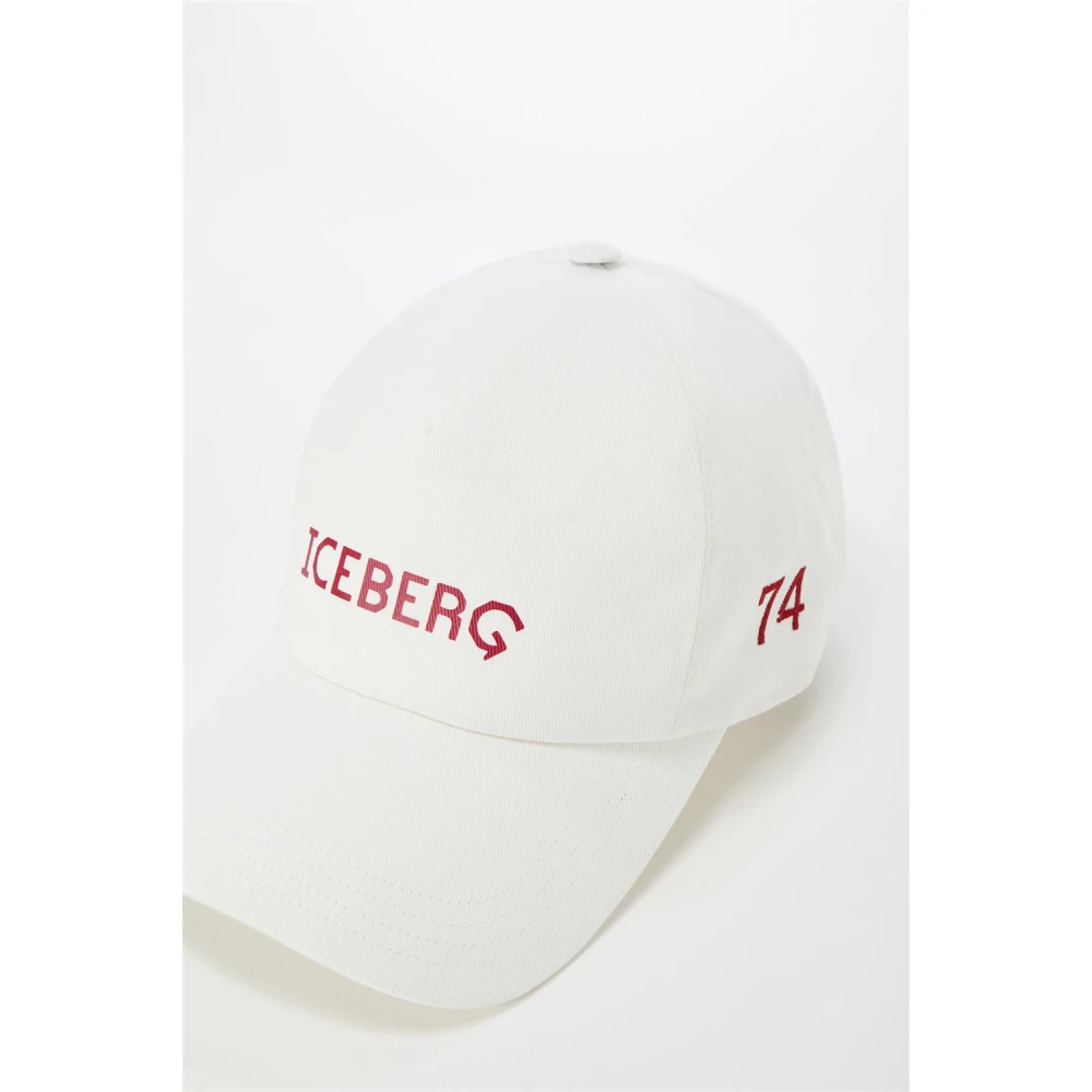 Iceberg Witte Katoenen Regular Fit Pet White Heren