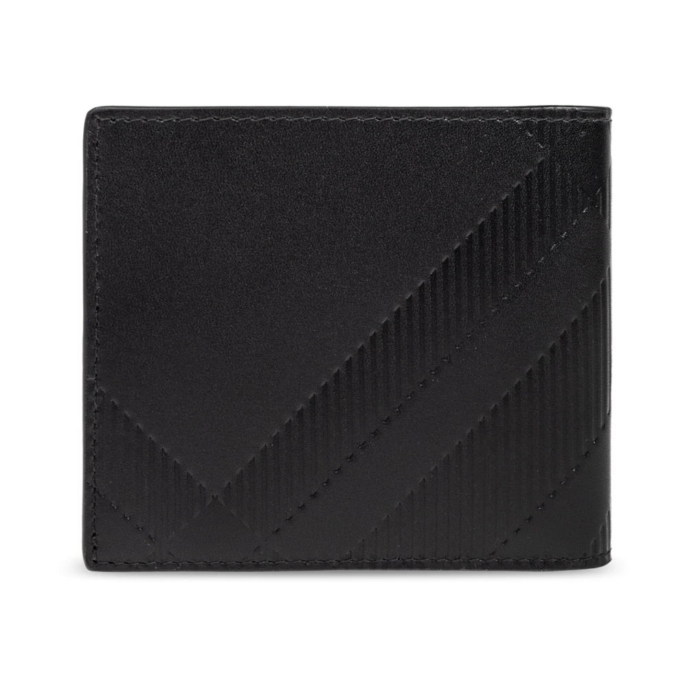 Burberry Leren portemonnee Black Dames