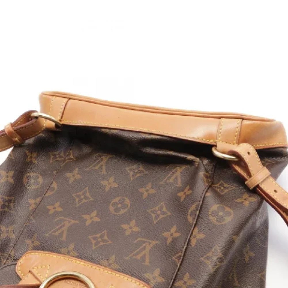 Louis Vuitton Vintage Pre-owned Canvas backpacks Brown Dames