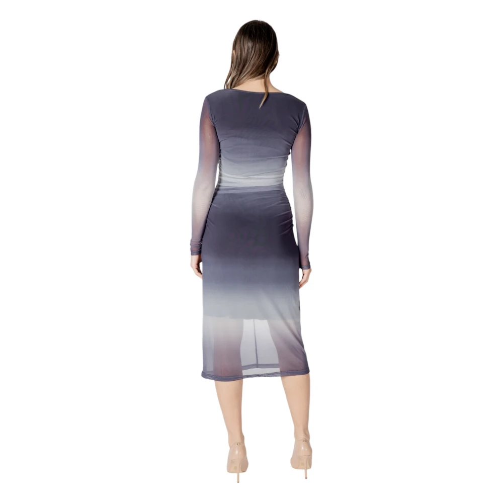 Ichi Lange Jurken Collectie voor Vrouwen Gray Dames