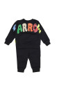 ensemble-robe-en-coton-noir-avec-imprime-graffiti