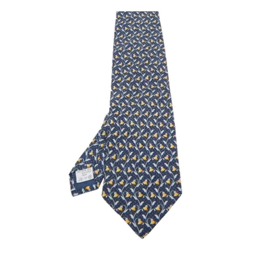 Givenchy Pre-owned Silk home-office Blue Heren