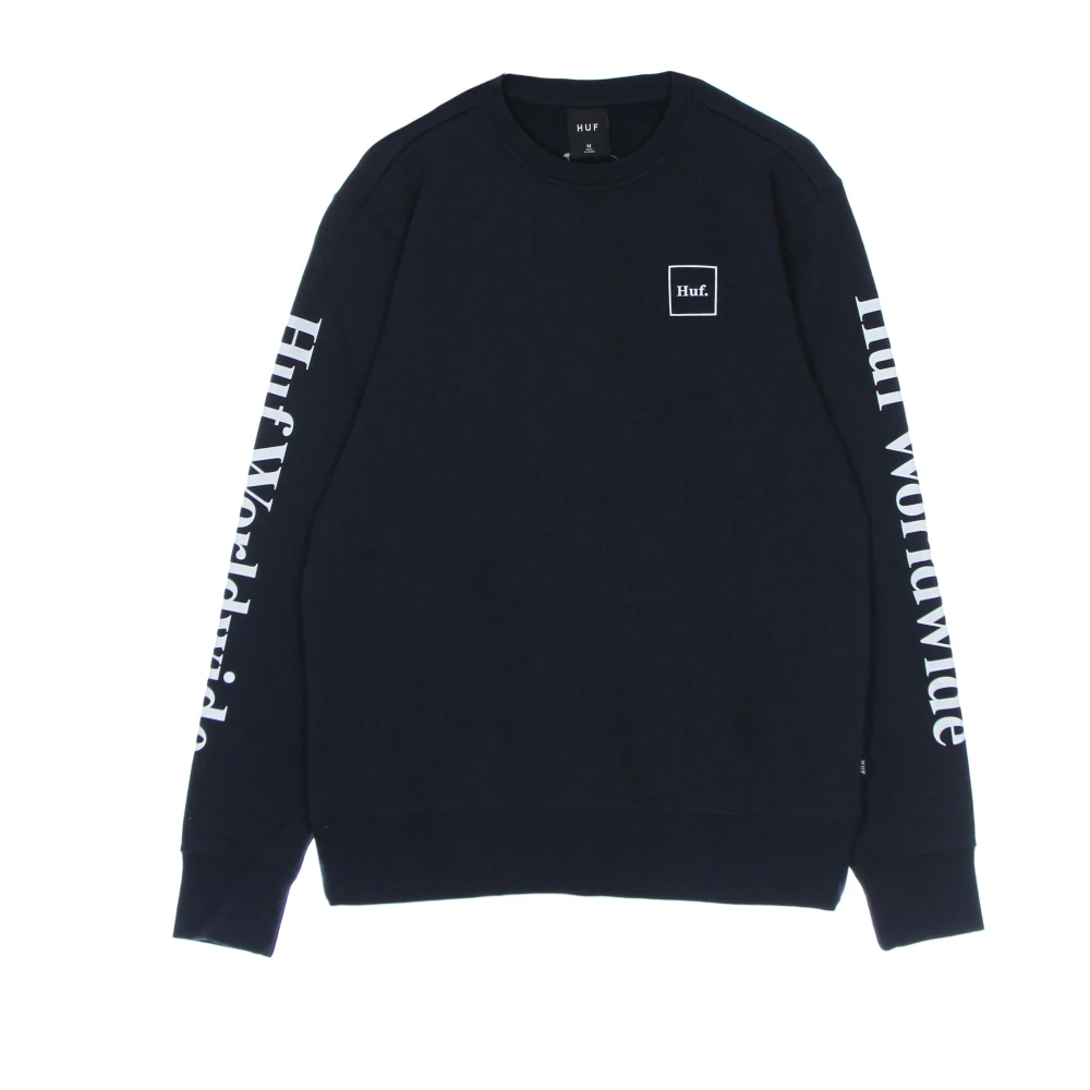 Navy Blue Crew Neck Sweatshirt