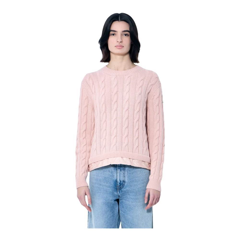 Knitwear > Round-neck Knitwear - - Moncler - Modalova