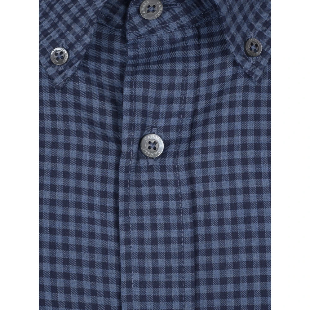 Canali Sport Overhemden Blue Heren