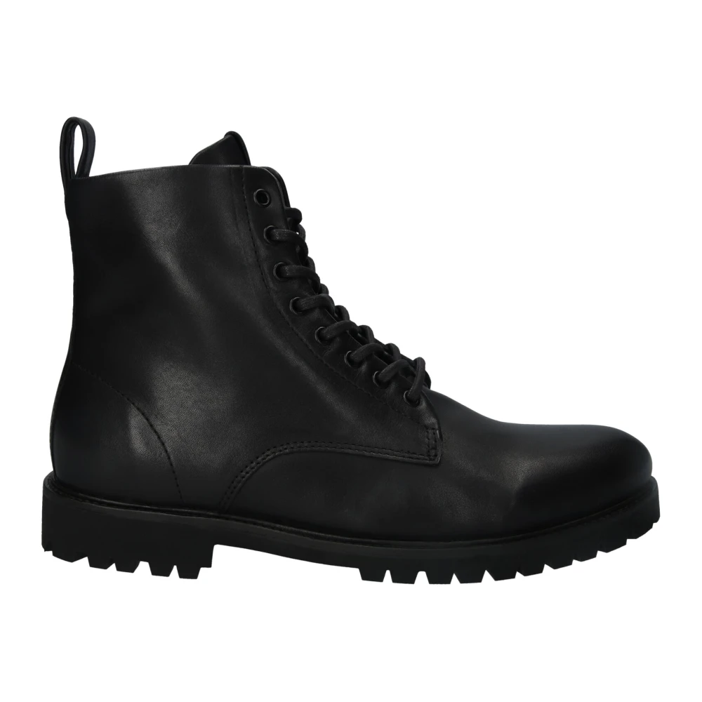 Blackstone Uomo Nero Sg33 Lace Up Boots