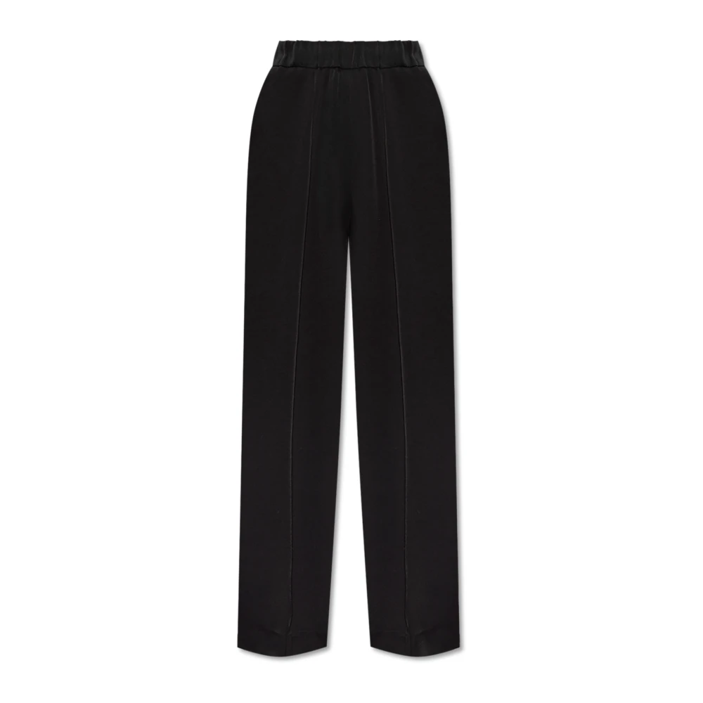 Jil Sander Women's Black Pleated Trousers