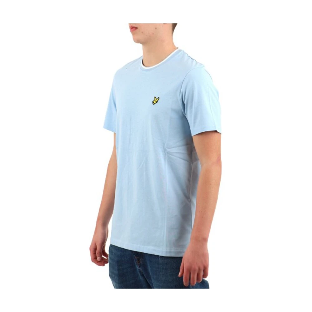 Lyle & Scott Klassiek T-shirt voor lente zomer Blue Heren