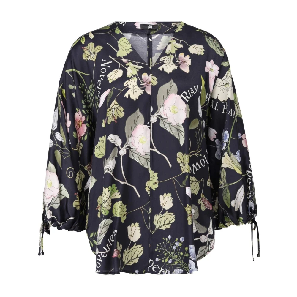 RIANI Bloemen Zijden Blouse Multicolor Dames