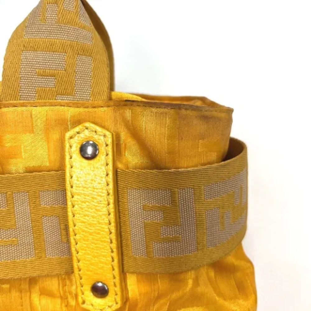 Fendi Vintage Pre-owned Fabric fendi-bags Yellow Dames