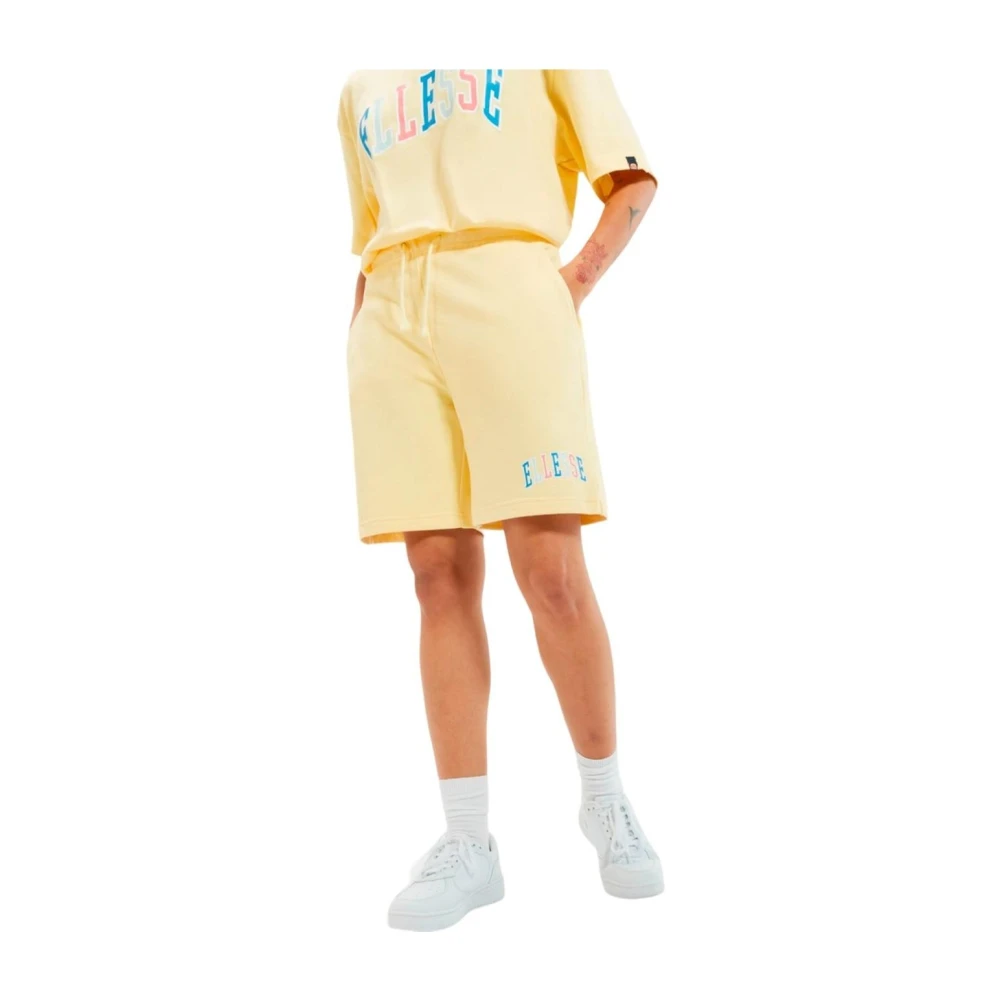 Ellesse Herr Gul Shorts S, Bomull, Bekväma Unisex Bomullsshorts