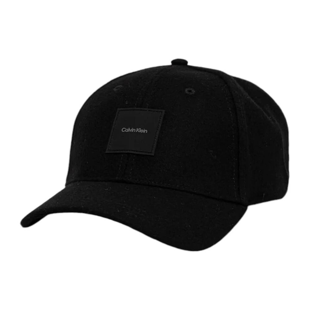 Calvin Klein Mannen wollen blend wintermutsen collectie Black Heren