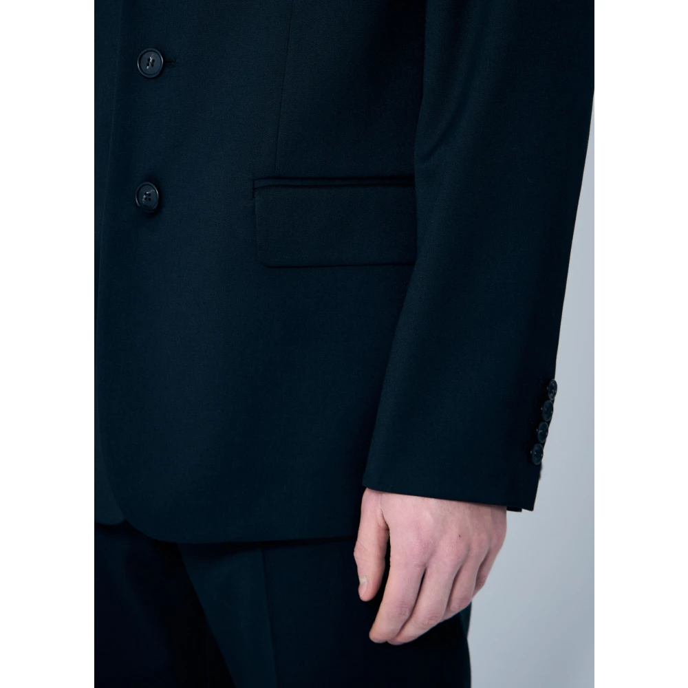 MM6 Maison Margiela Italiaans Getailleerde Blazer Black Heren