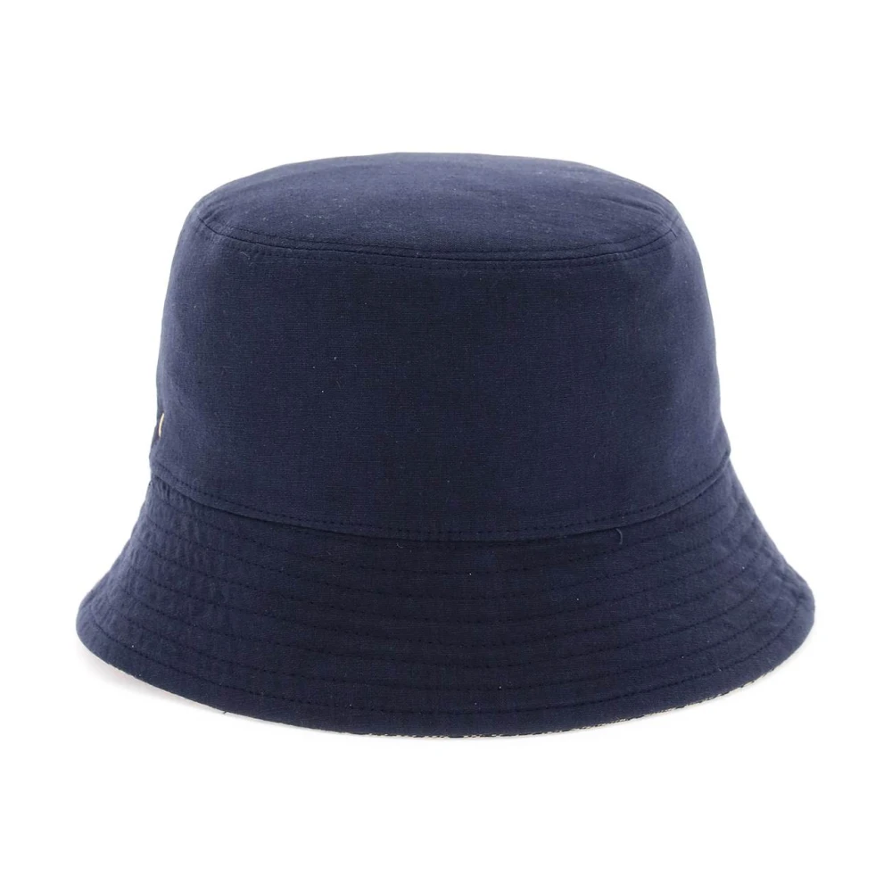 TORY BURCH Jacquard T Monogram Bucket Hat Blue Dames