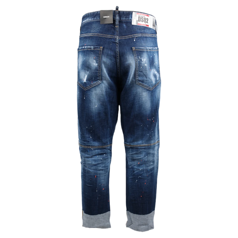 Dsquared2 Tijdloze Straight Jeans voor heren Blue Heren