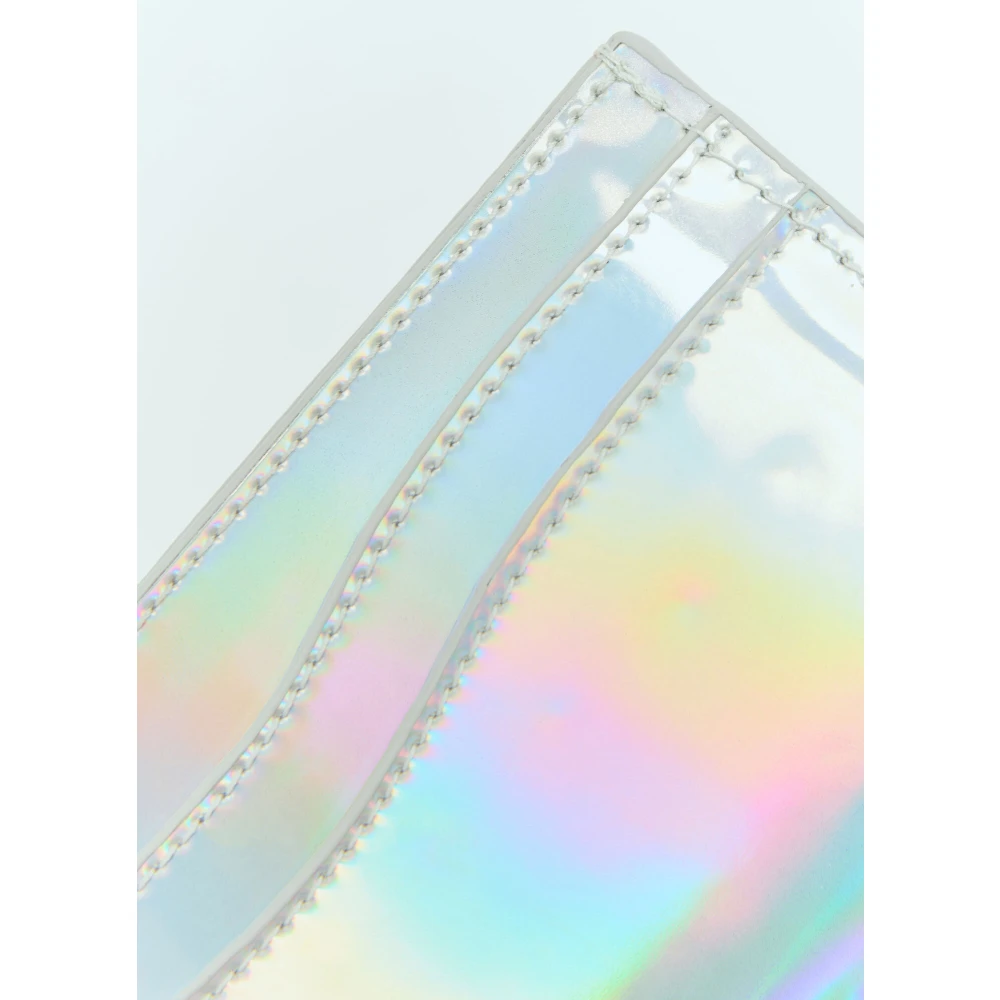 Dime Mtl Iridescent Studded Kaarthouder Gray Dames