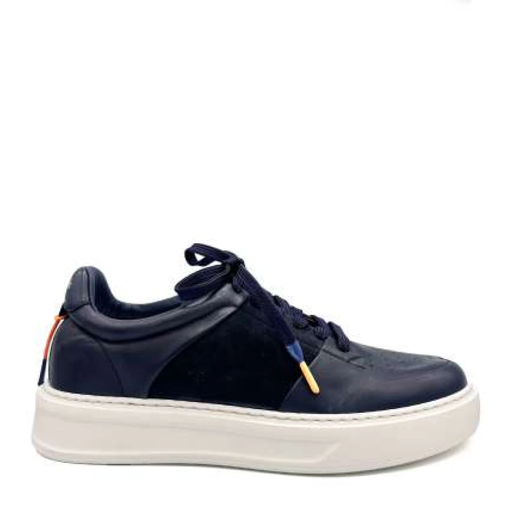 Barracuda Essentiële Sneaker met Kleurrijke Details Dames Schoenen Blauw