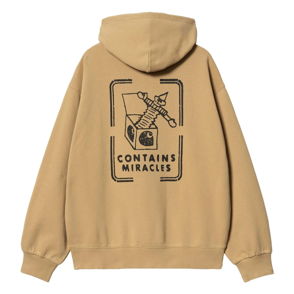 Carhartt WIP Stamp Hoodie Beige Heren