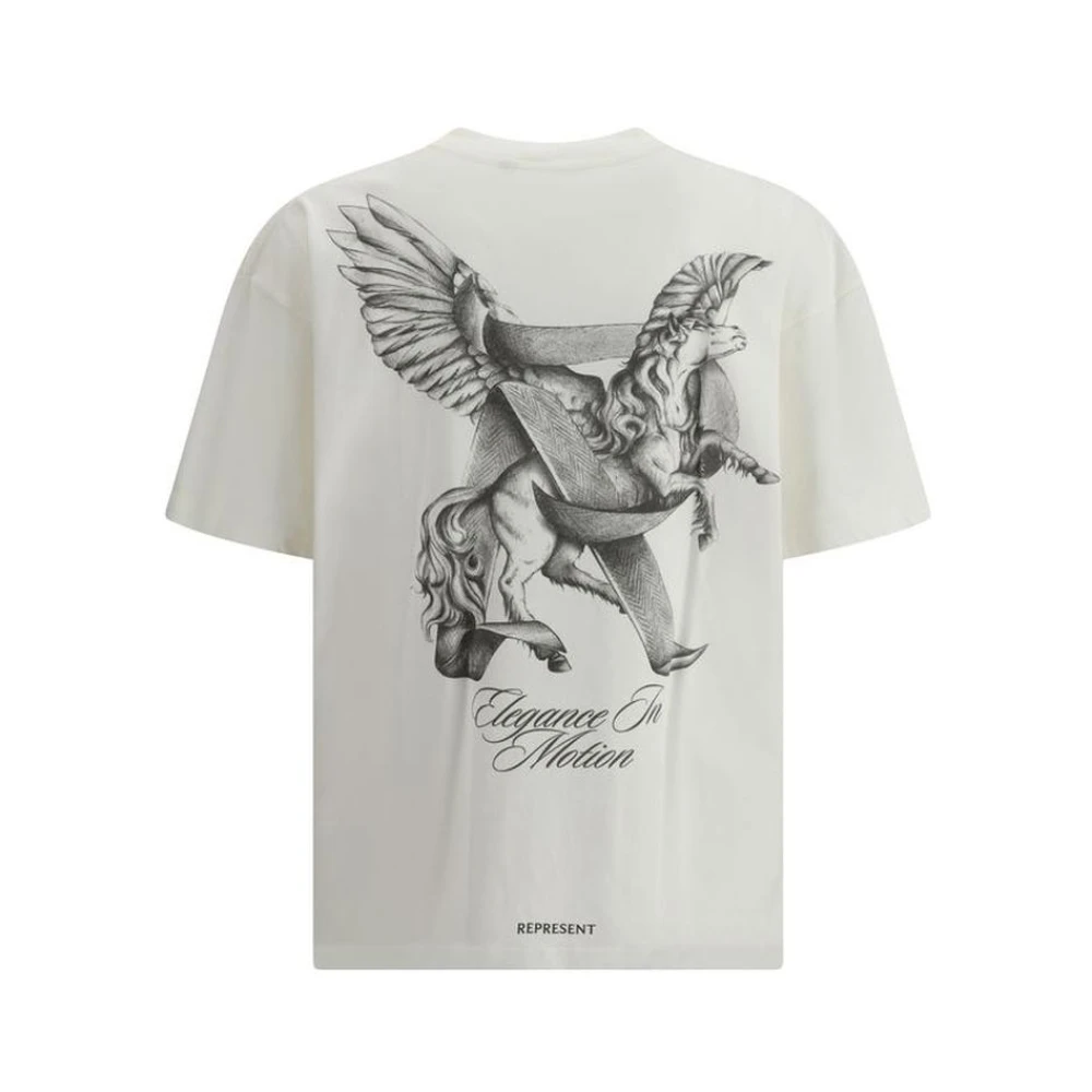 Represent Elegance Motion T-shirt Beige Heren