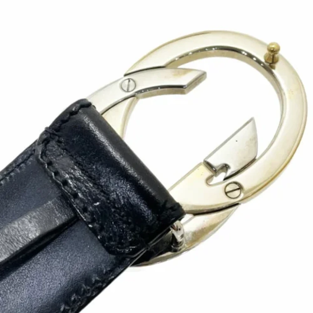 Gucci Vintage Pre-owned Leather belts Black Heren