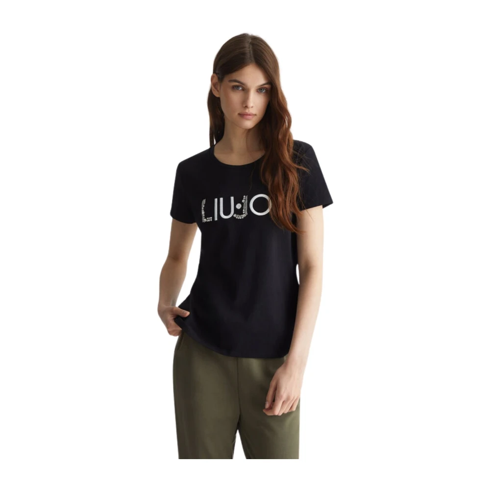 Liu Jo Basis T-shirt Black Dames