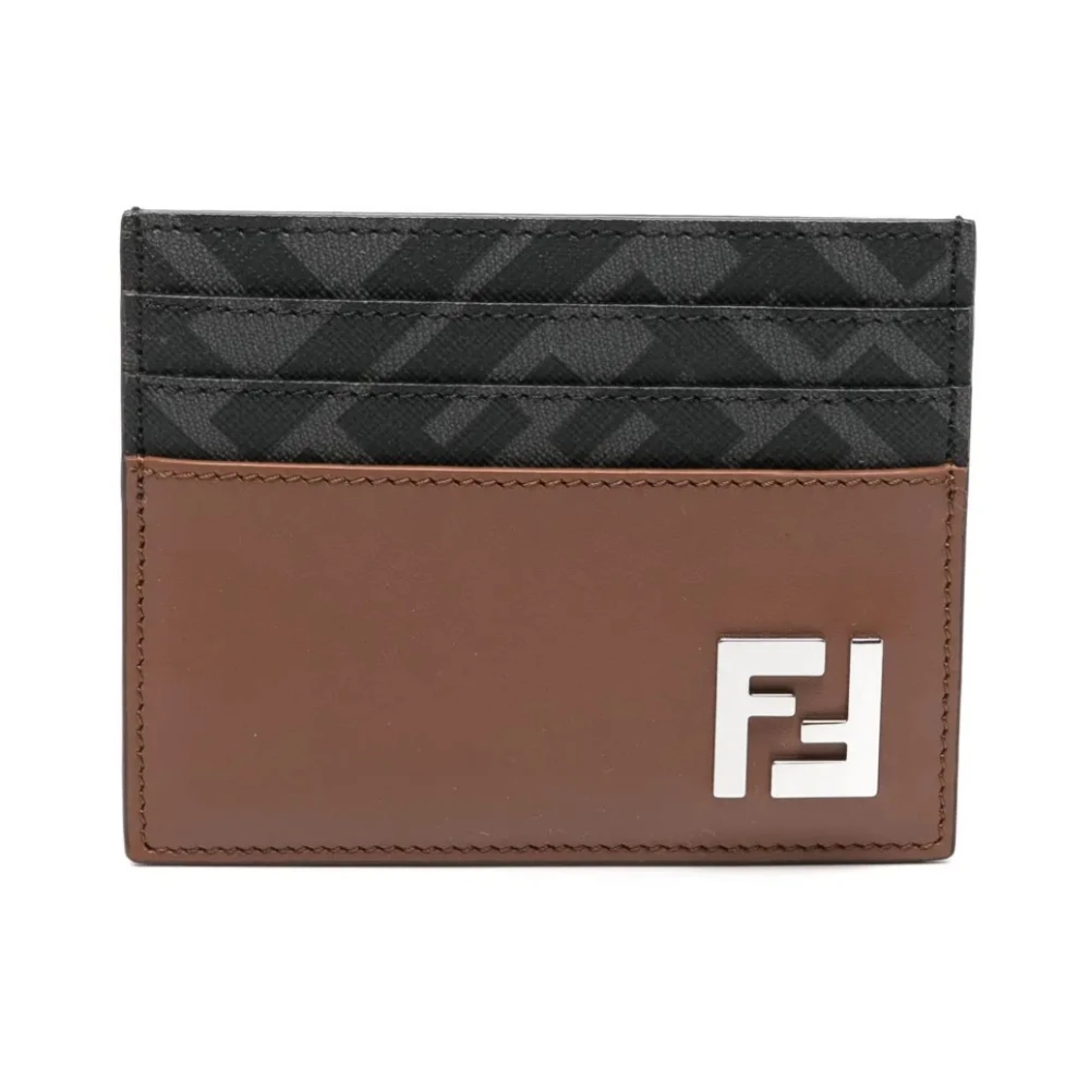 Fendi Brown Wallets & Cardholders, Male, One Size, Card Case Vit.king