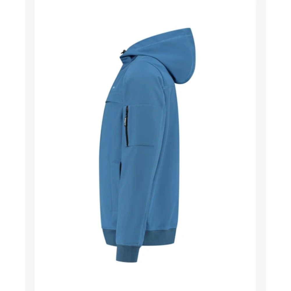 Ballin Amsterdam Heren Lichtblauwe Softshell Jas Blue Heren