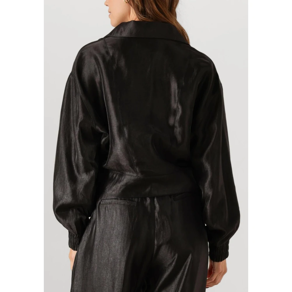 Aaiko Twill Shine Jack voor Vrouwen Black Dames