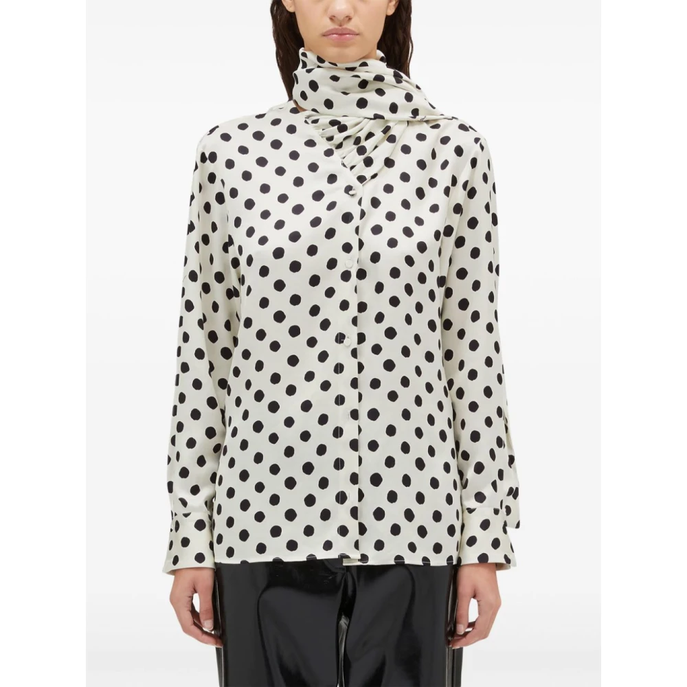 Msgm Witte Casual Overhemden White Dames