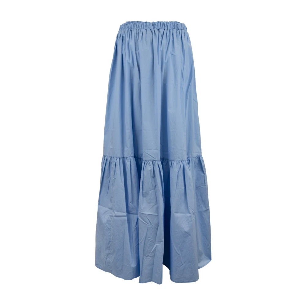 Aniye By Katoenen Geknoopte Lange Rok Blue Dames
