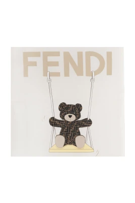 Teddybjörn Logotyp Vadderad Filt