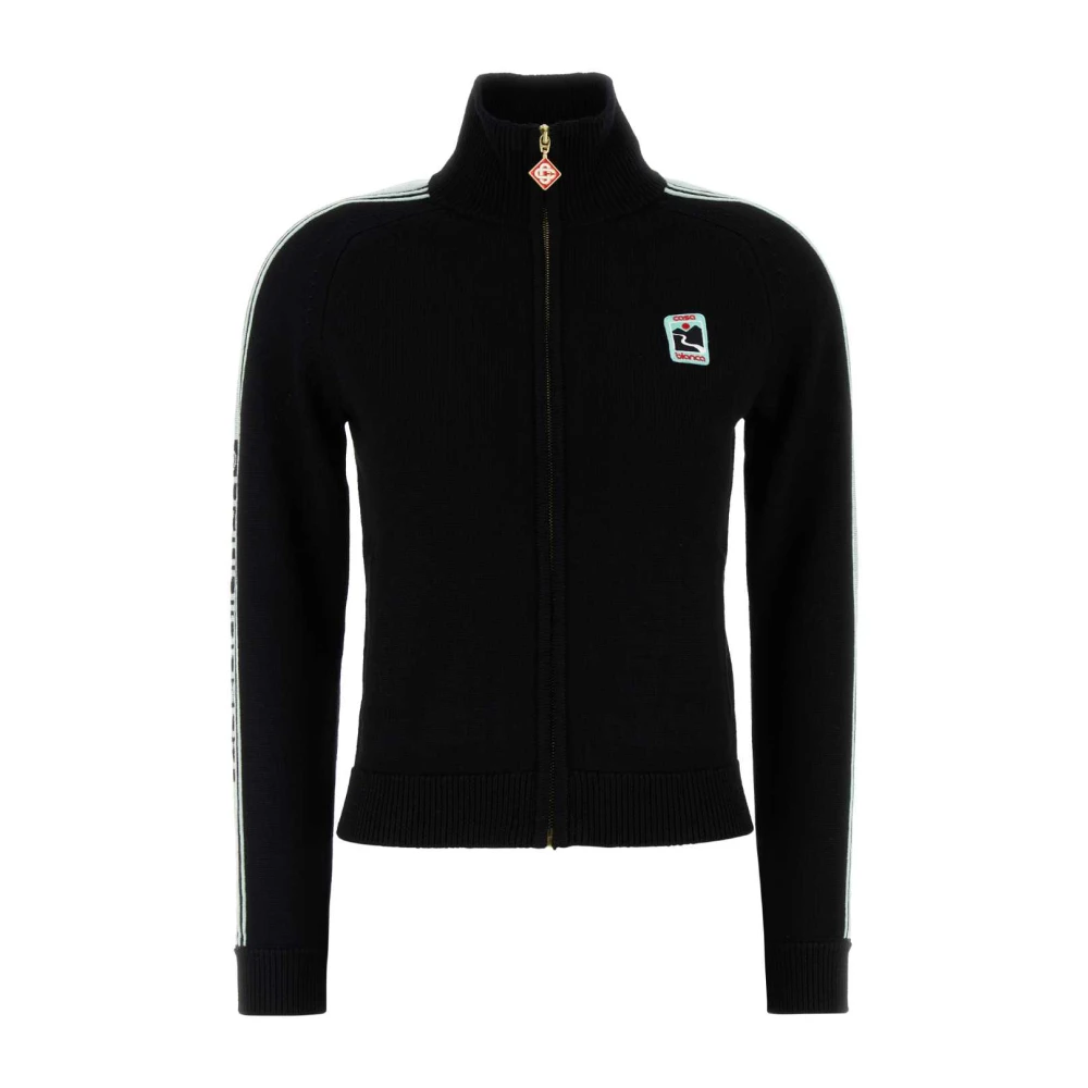 Casablanca Women's Black Merino Wool Sports Jacket