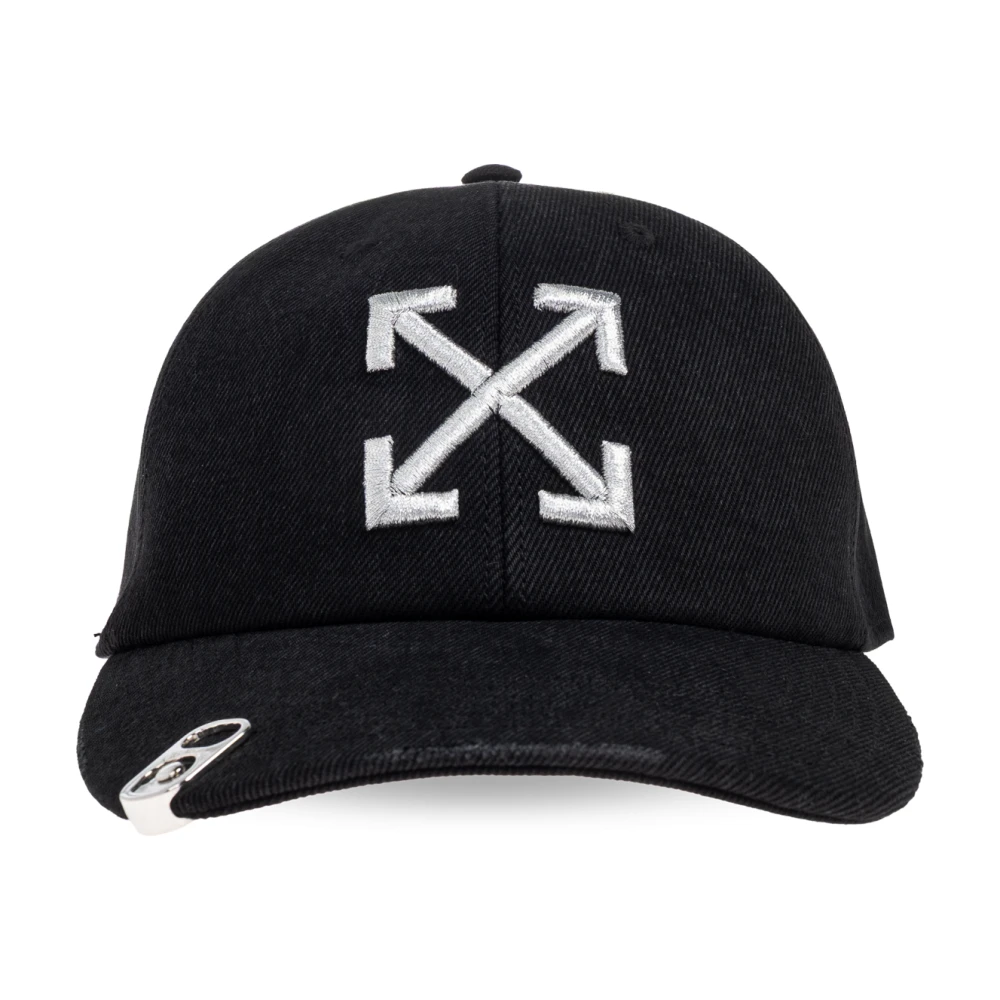 Off White Black Baseball Cap - Male - Hats & Caps - One Size - Accessories