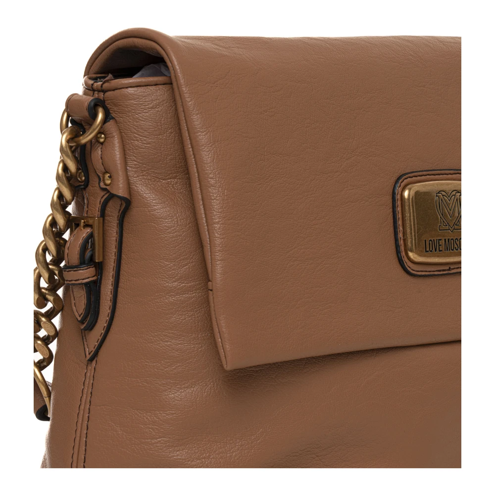 Love Moschino Stijlvolle schoudertas met bovenhandvat Brown Dames