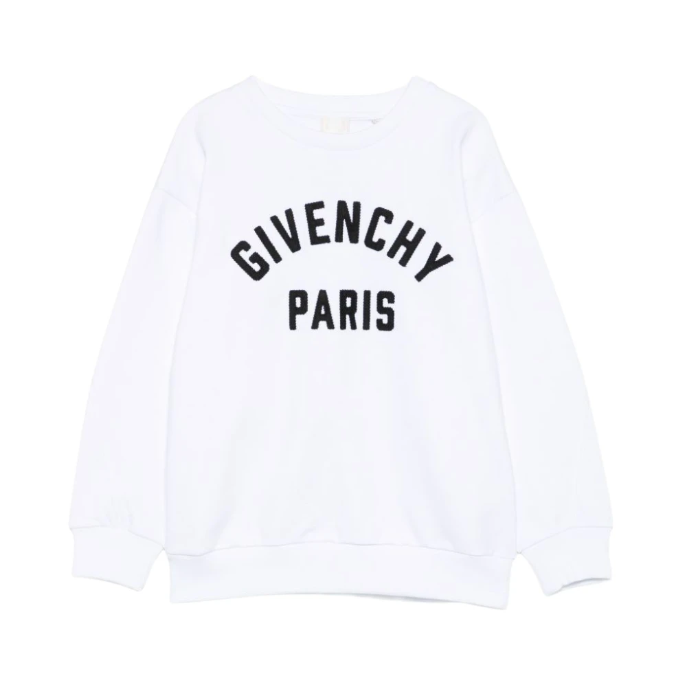 Givenchy Unisex Kids White Kids Sweatshirts, 12 M, Jumper
