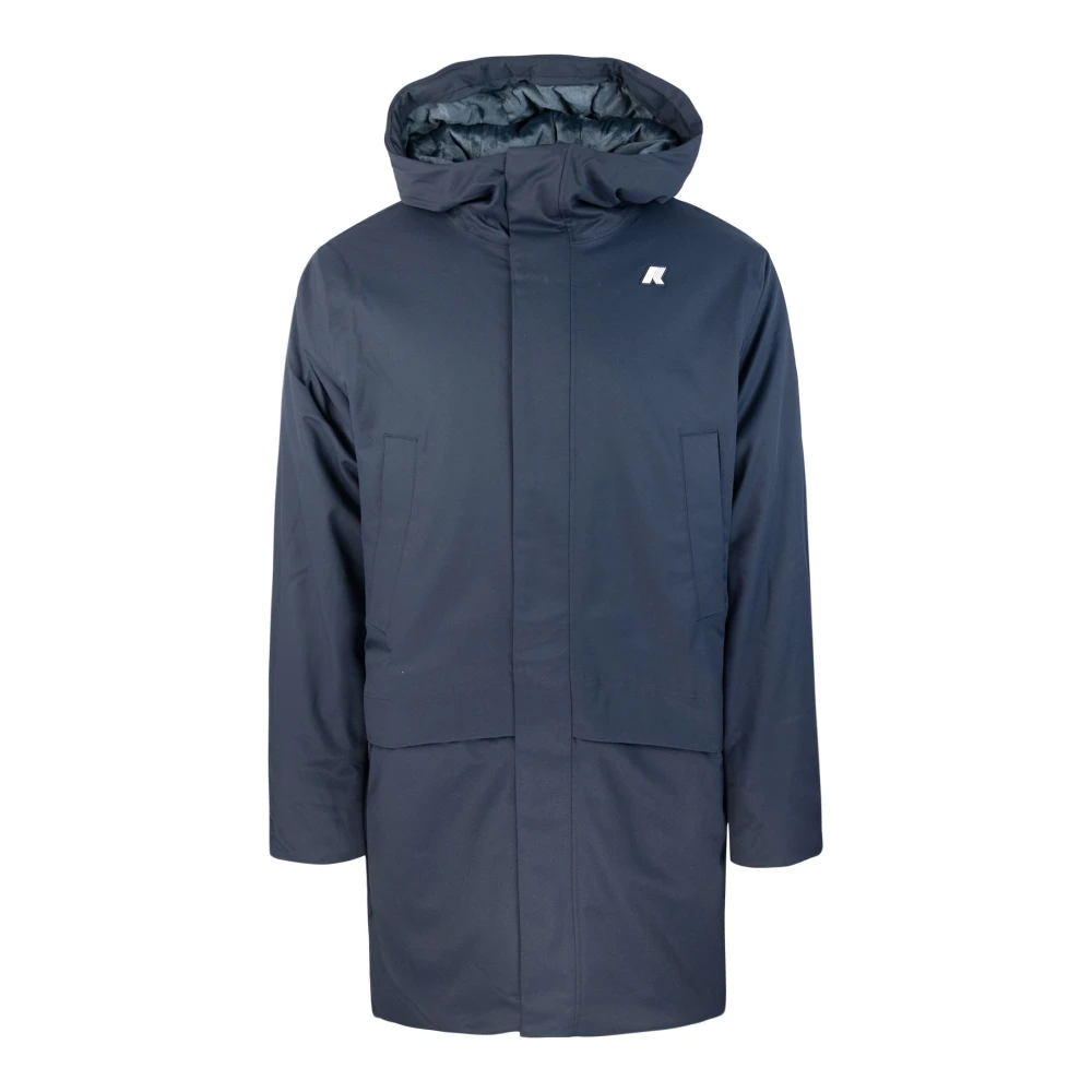 K-Way Mannelijk Blauw E Regenjas Voor Mannen