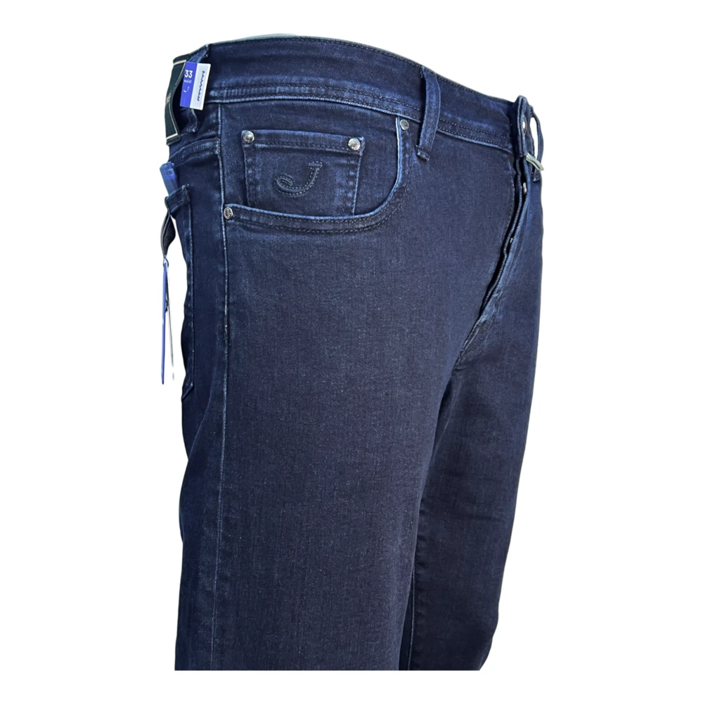 Jacob Cohën Bard flesgroen label donkerblauw Blue Heren