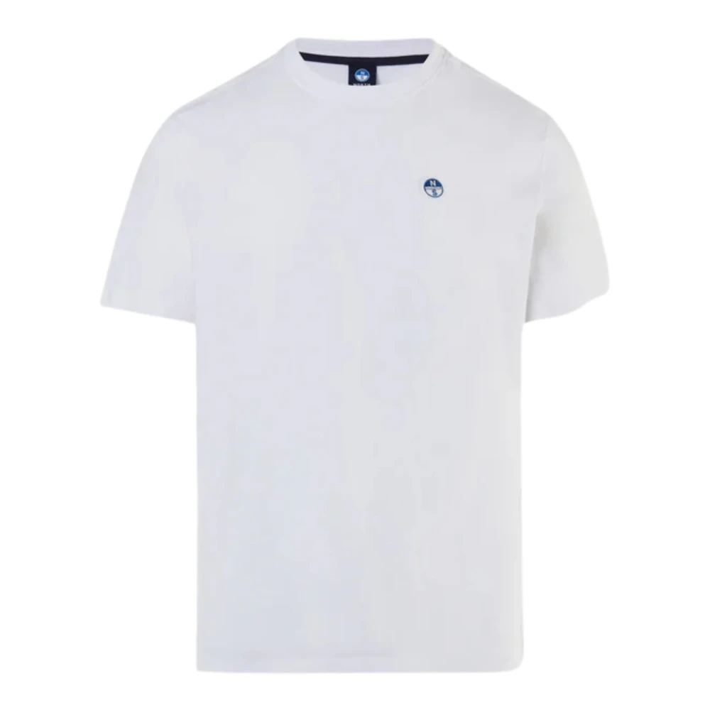 North Sails Men's White Maxi Logo T-Shirt - T-Shirts - M - Tops