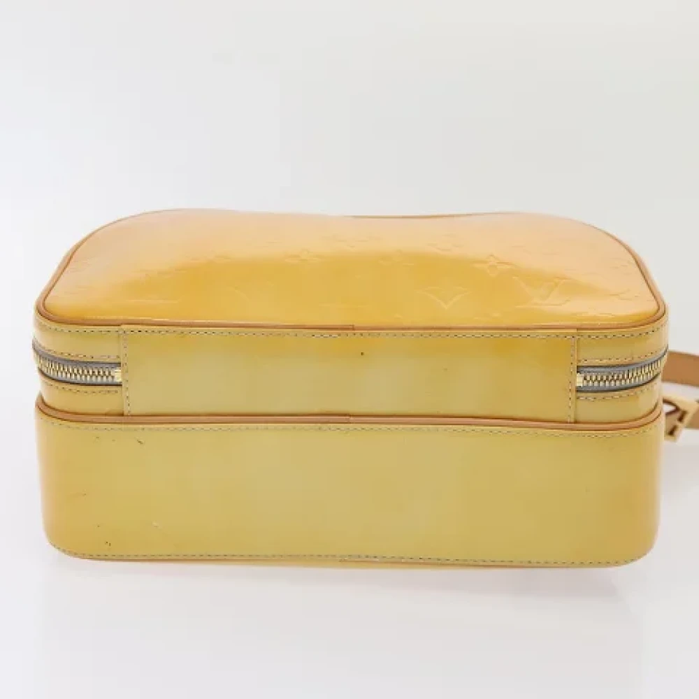 Louis Vuitton Vintage Pre-owned Leather backpacks Yellow Dames