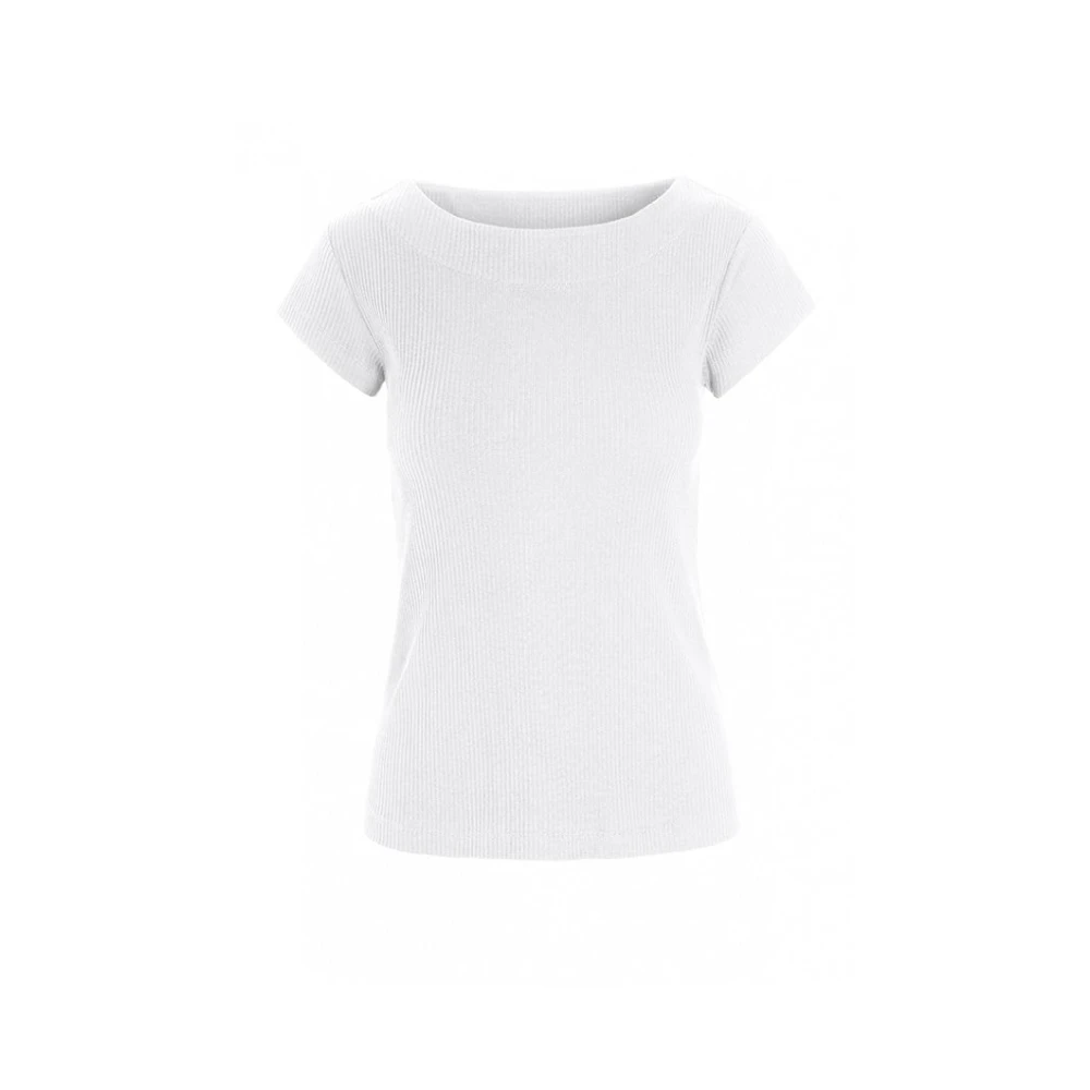 Bitte Kai Rand Rib T-shirt White Dames