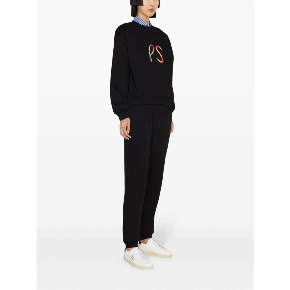 PS By Paul Smith Zwarte Zebra Motief Broek Black Dames