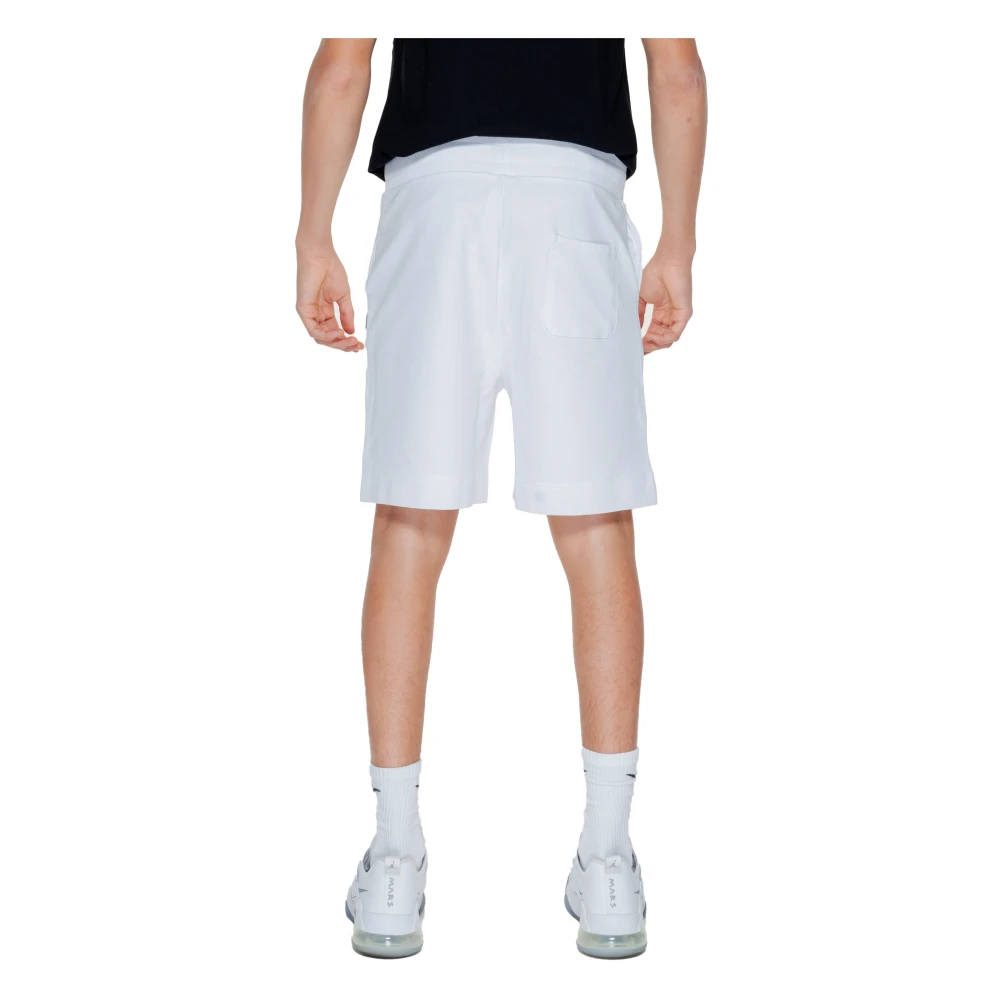 Moschino Witte katoenen shorts met veters White Heren
