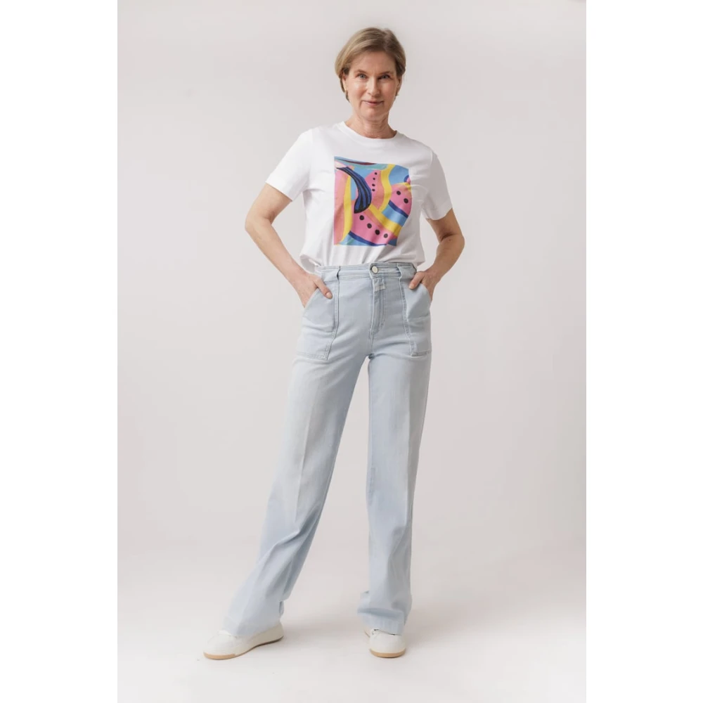 closed Jeans met verborgen rits en zakken Blue Dames