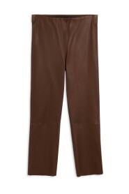 Florentina Leather Trousers - Chestnut